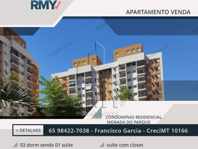 #FRANCISCO - Apartamento para Venda em Cuiabá - MT - 1